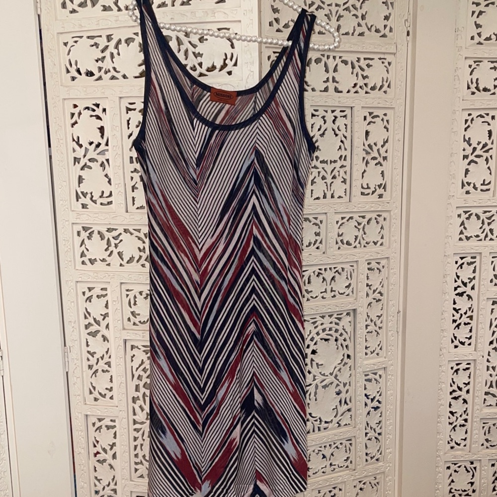Missoni Multicolor Chevron Dress vintage